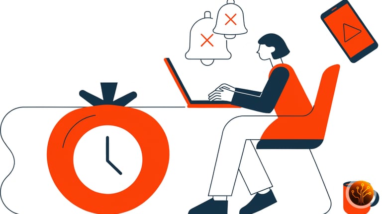 Técnica Pomodoro: concentración real en la era de las notificaciones